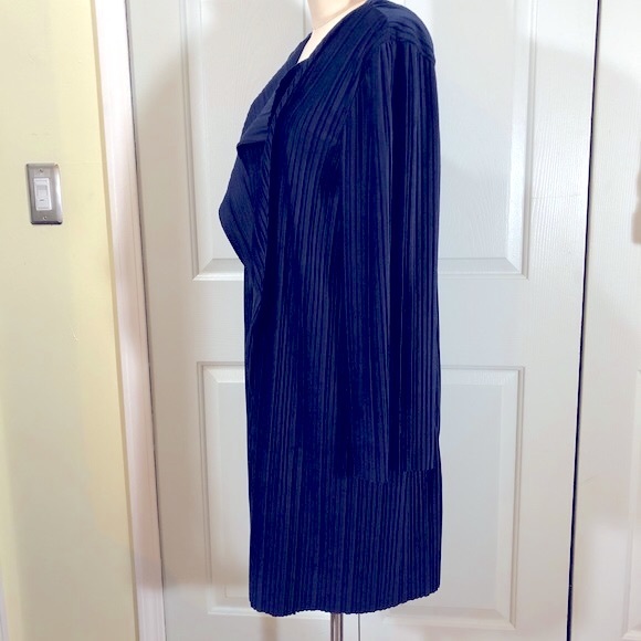 J.O.A Duster Velvet Cardigan Draped Jacket Size Medium - Picture 7 of 15